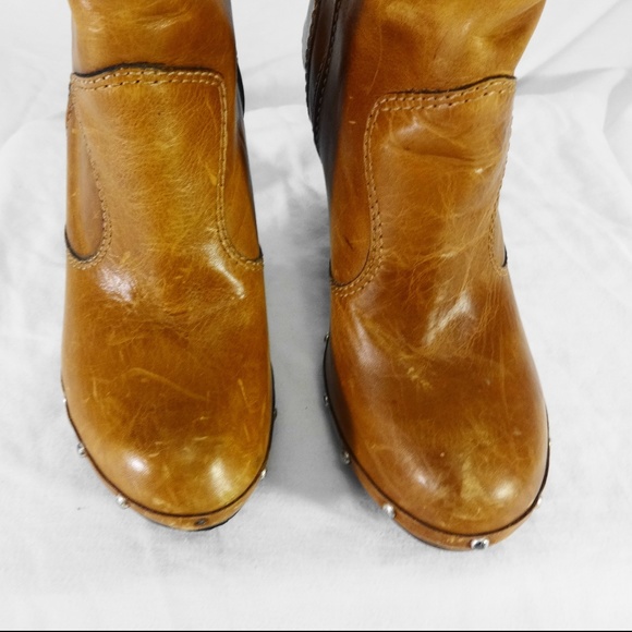 MICHAEL KORS Women's Tan Boots Size 5 - Picture 3 of 8
